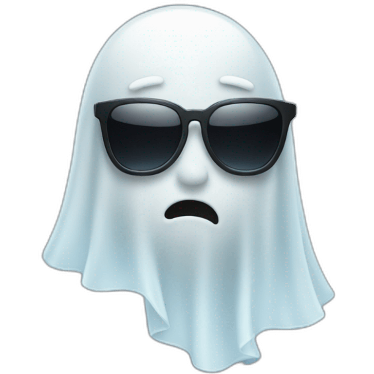 Ghost wearing sunglasses emoji