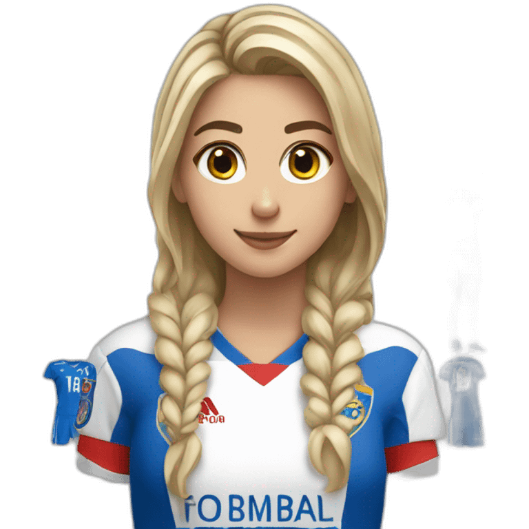 Football girl zaragoza emoji