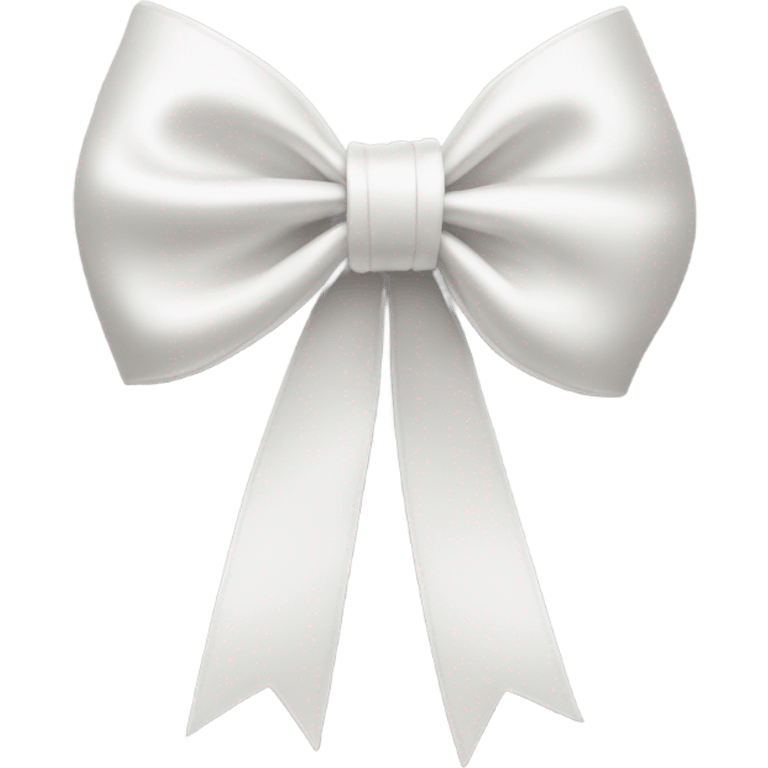 White Bow emoji