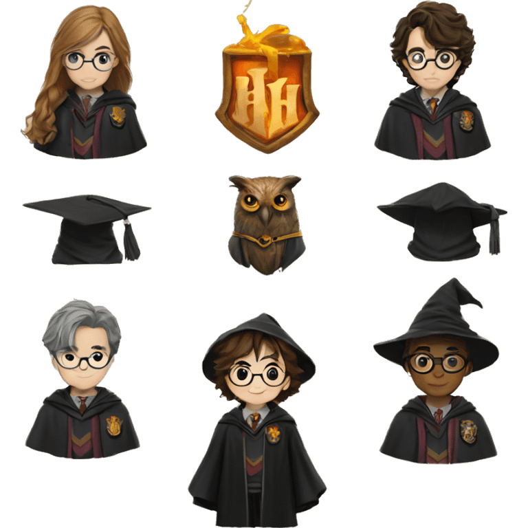 Harry Potter hogwarts emoji