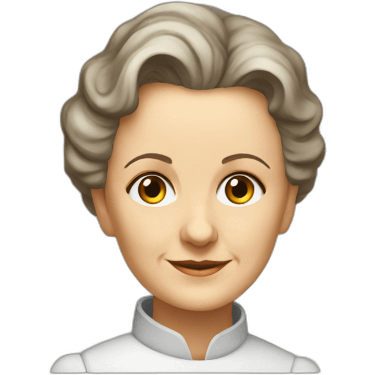 Chemistry-Marie curie emoji