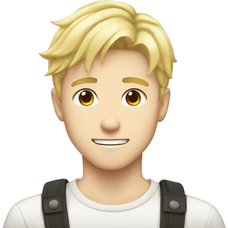 blonde anime guy emoji