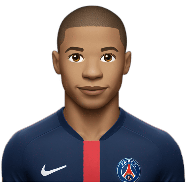 Mbappe avec le maillot du psg emoji