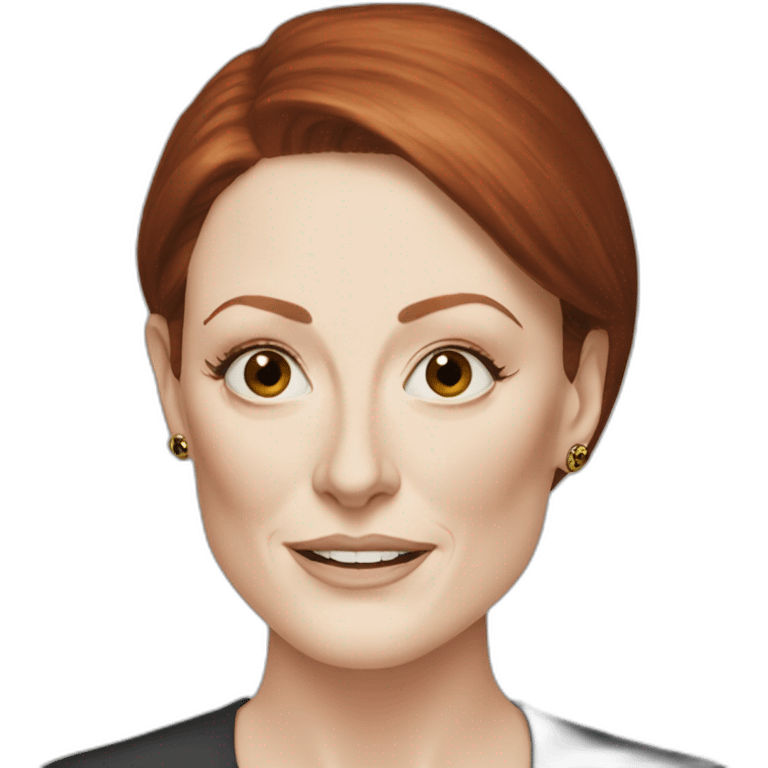 Julianne Moore face emoji