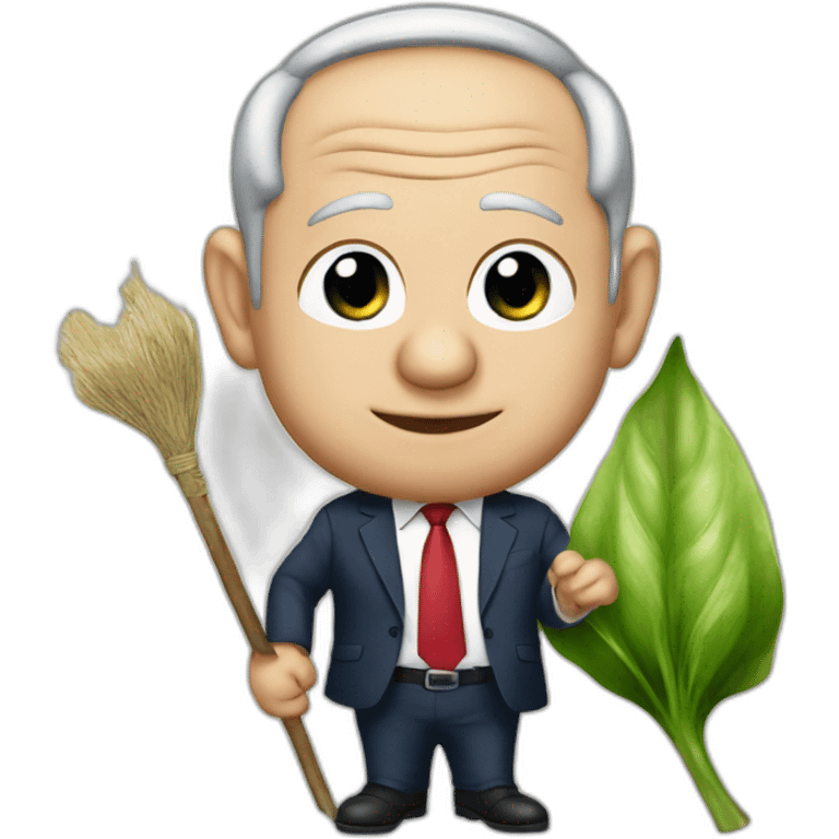 Benjamin Netanyahu with a Yamaca emoji