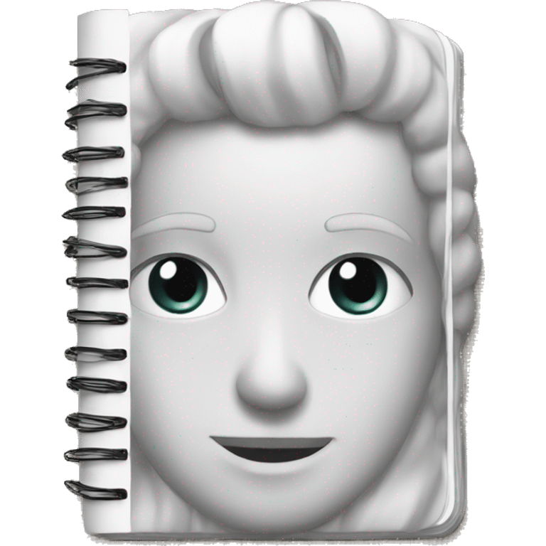 White journal  emoji