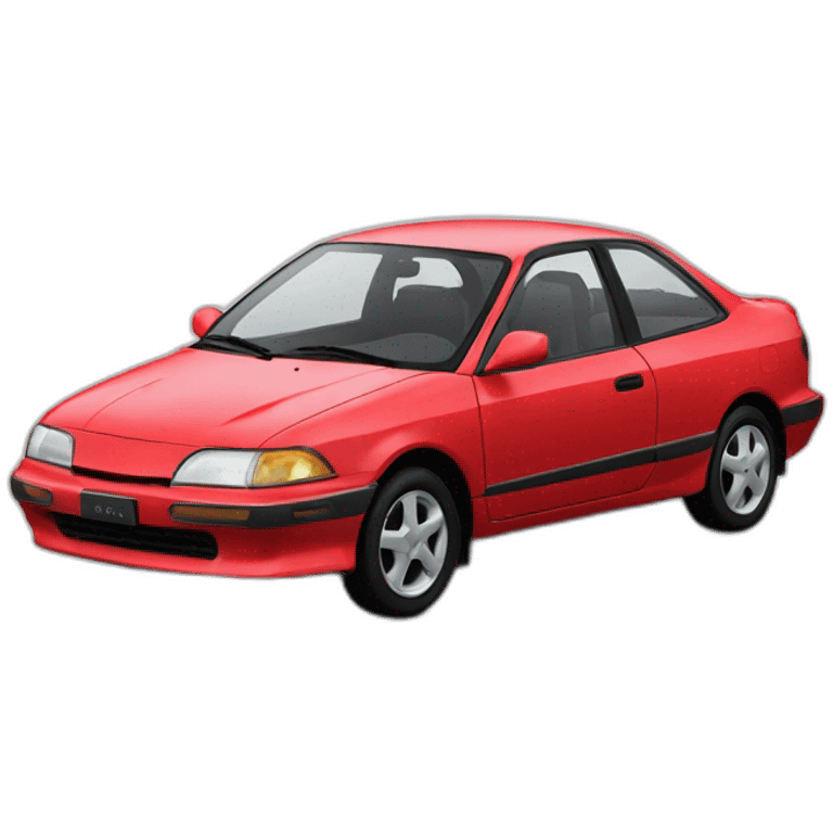 Toyota Paseo 1996 red emoji