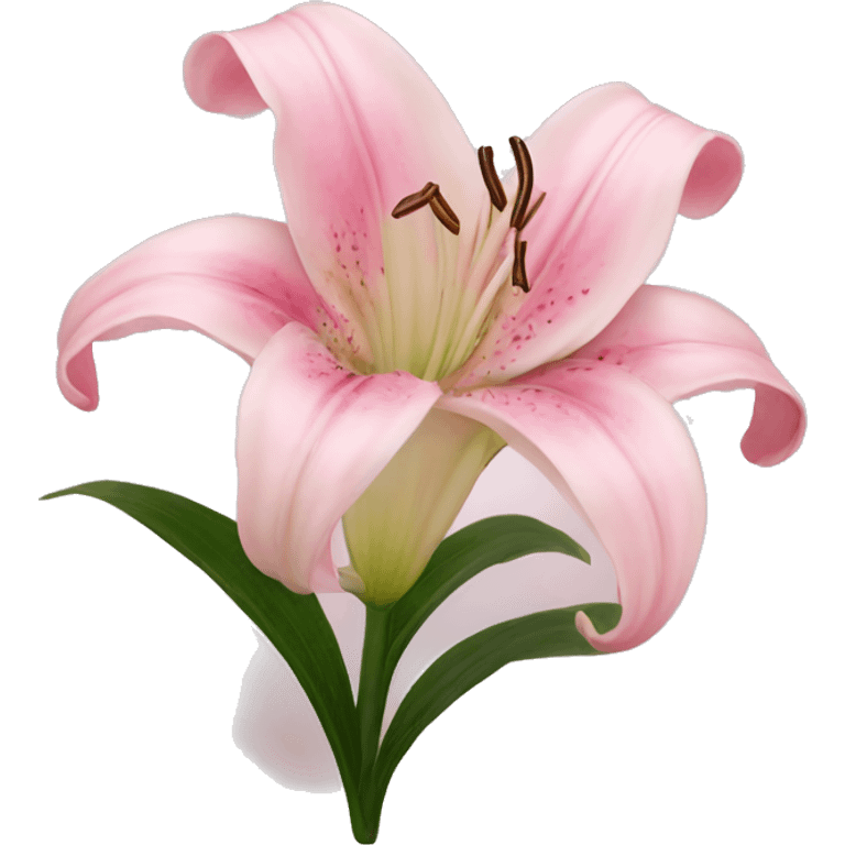 light pink lilium emoji