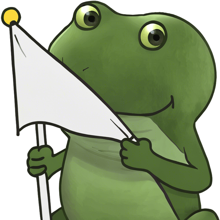 bufo holding a white flag emoji