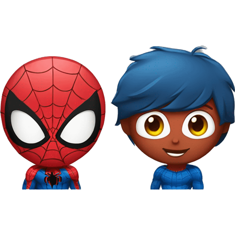 spiderman and hellokity emoji