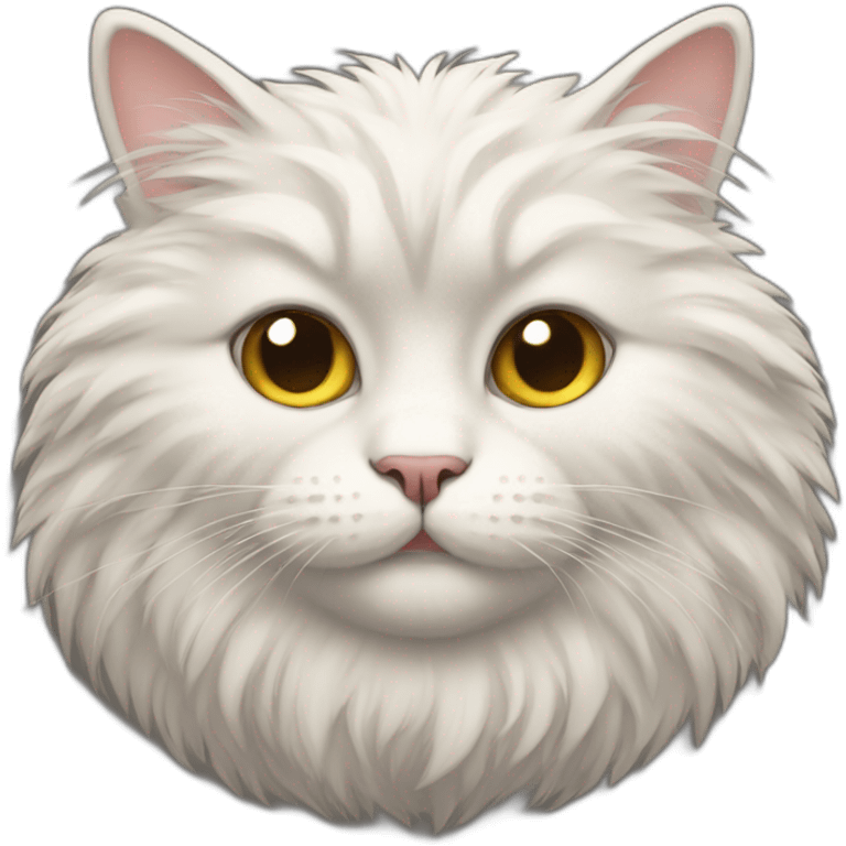 fluffy cat emoji