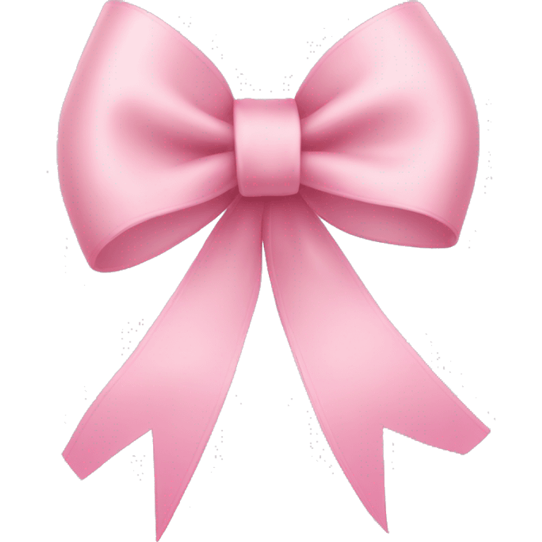 light pink ribbon bow emoji