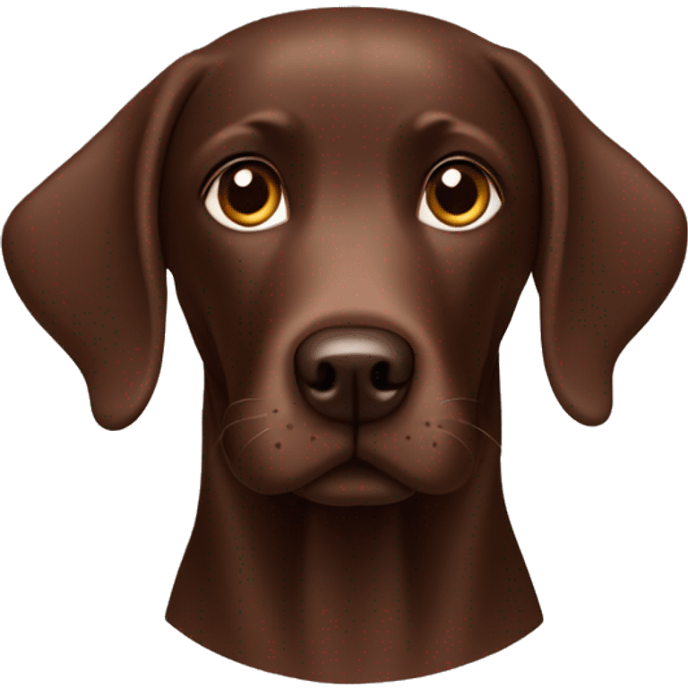 Chocolate Labrador  emoji