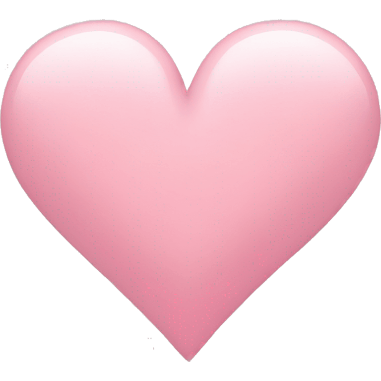 Soft Pink Heart Shape emoji