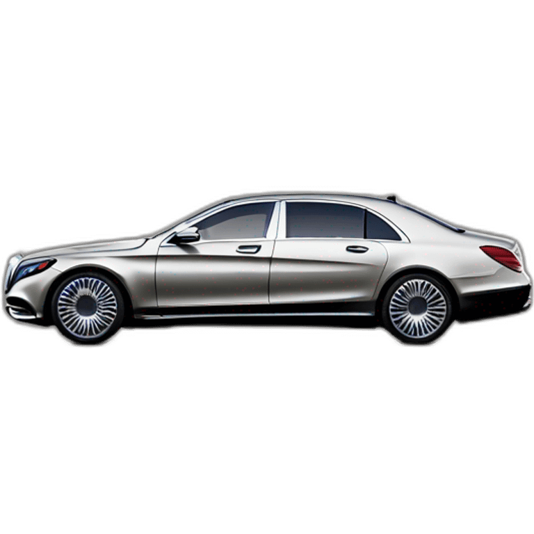 Mercedes s maybach 2023 two-tone profile view emoji