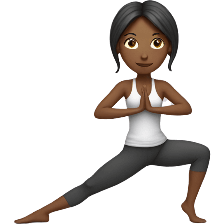 Yoga girl  emoji