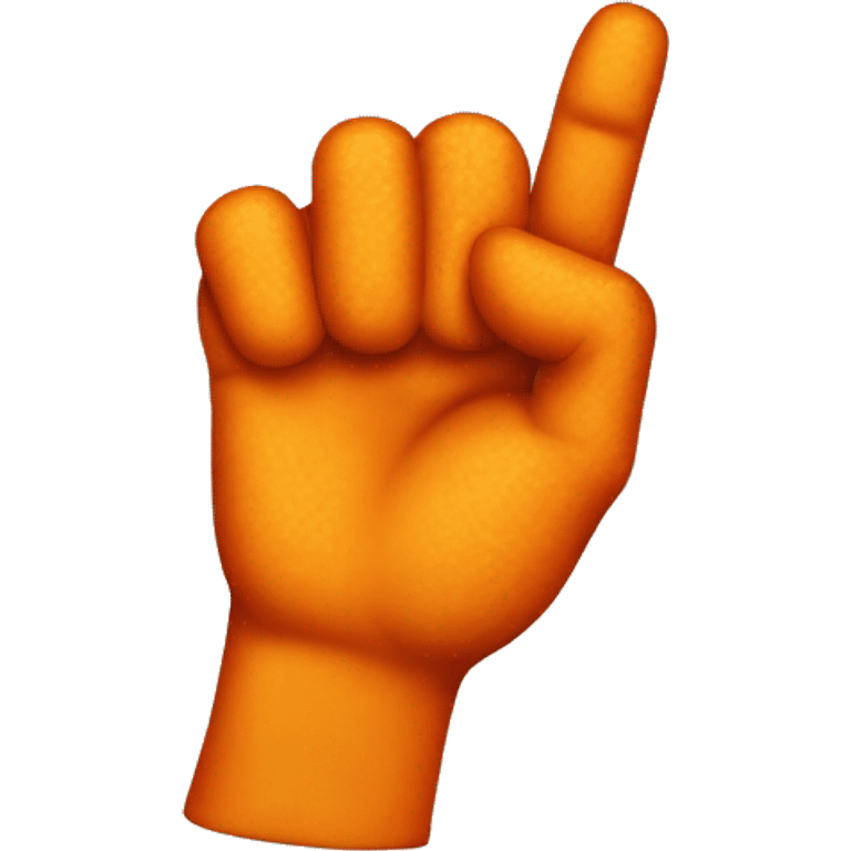 Cheeto finger emoji