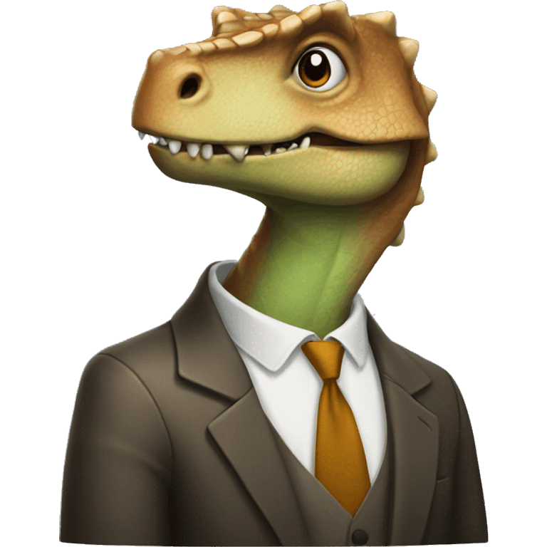 Sophisticated dinosaur  emoji