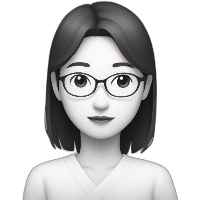 yosano-akiko-monochrome emoji