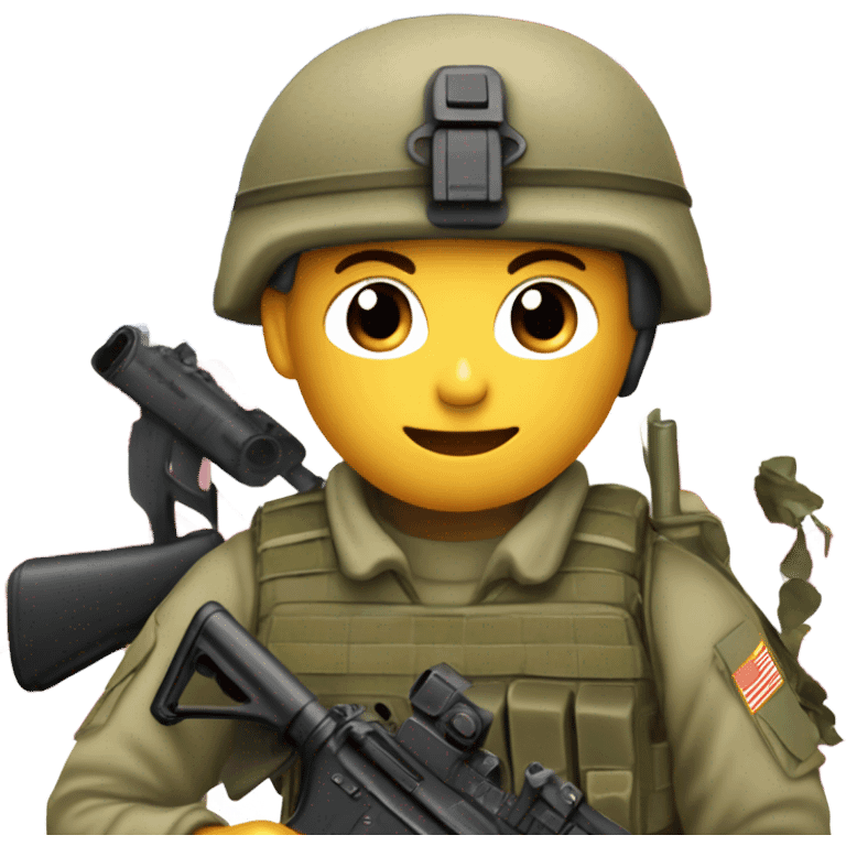 american soldier emoji