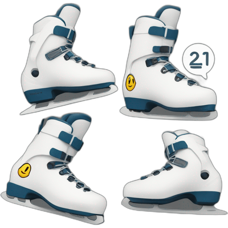 cross-county ski boots emoji