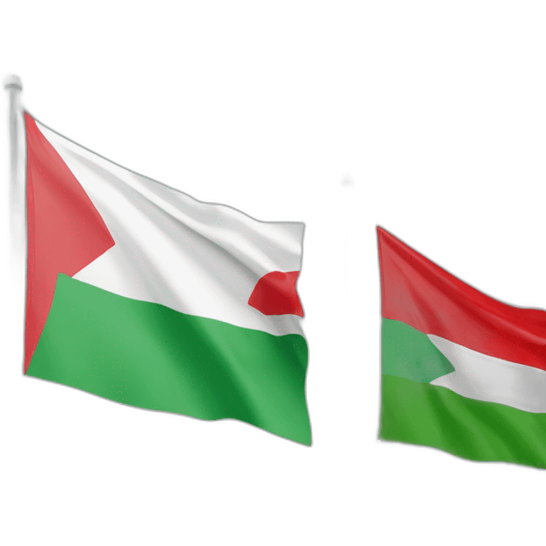 flag of ingushetia and palestine emoji