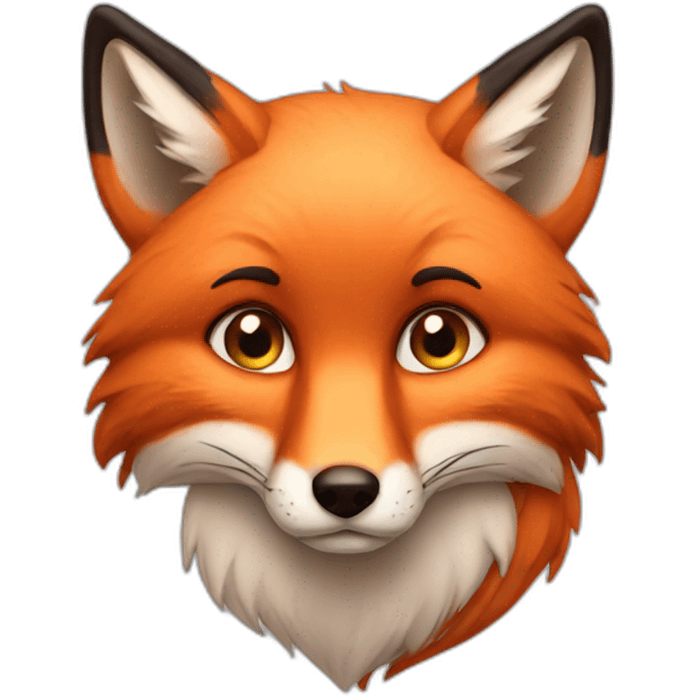 red fox sad emoji