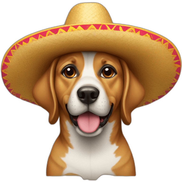 dog wearing sombrero  emoji