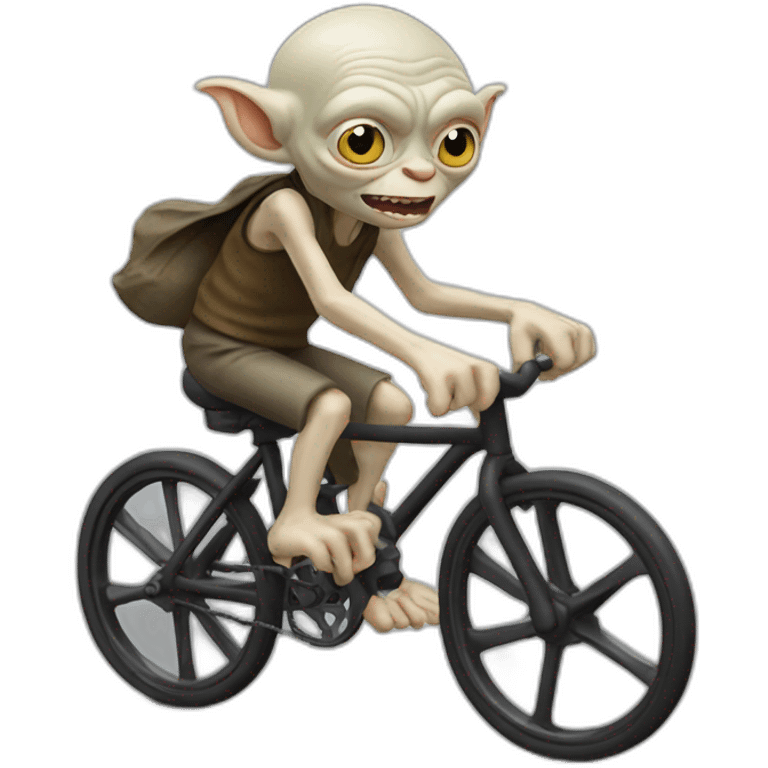 gollum biking emoji