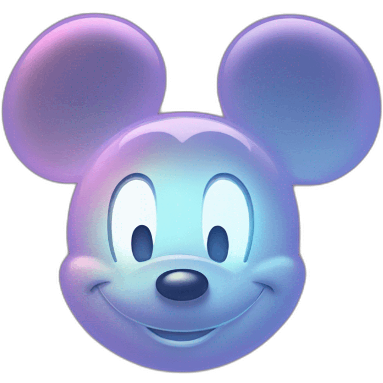 Mickey Mouse as a Hologram emoji