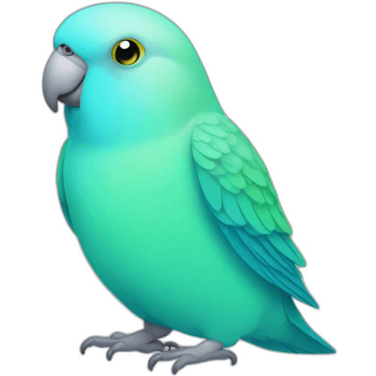 dilute turquoise parrotlet emoji