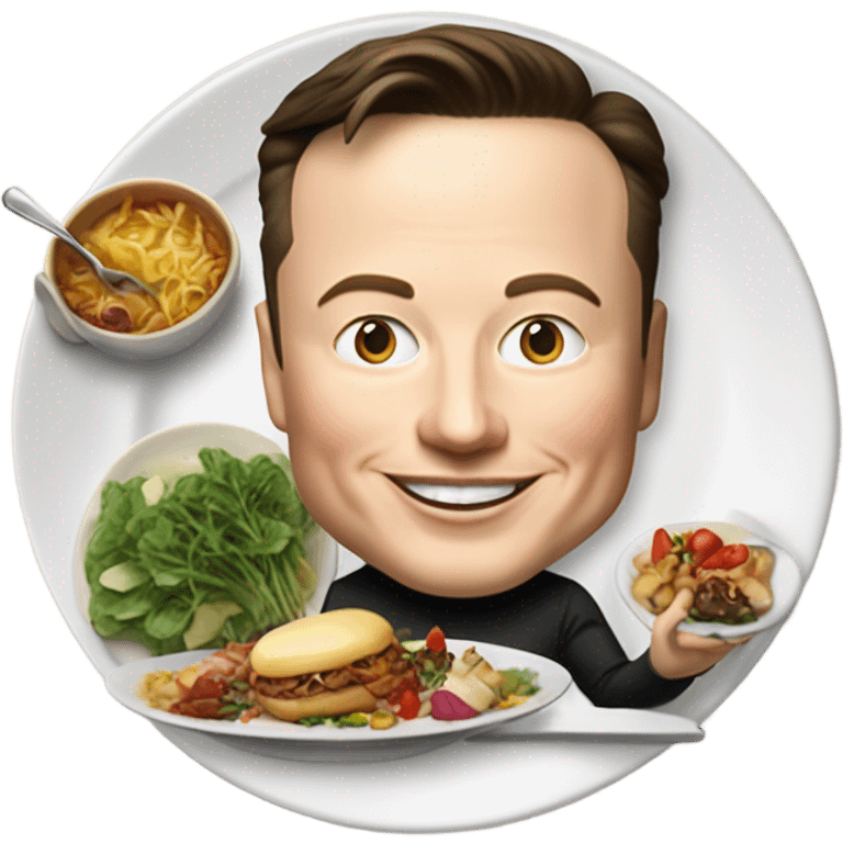 Food with elonmusk emoji