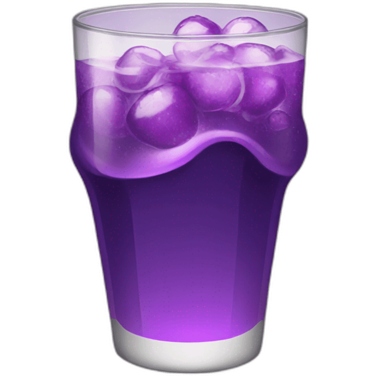 Purple soda emoji