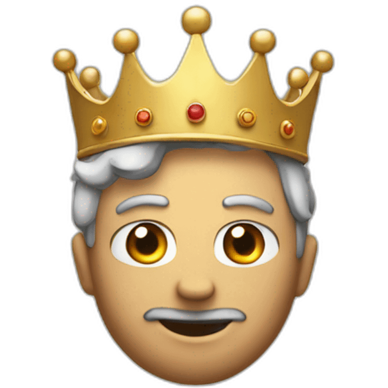 freedie mercury with a crown emoji