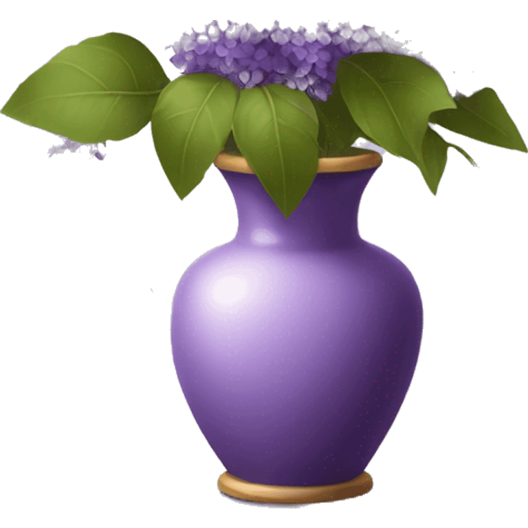 Lilacs in a vase emoji