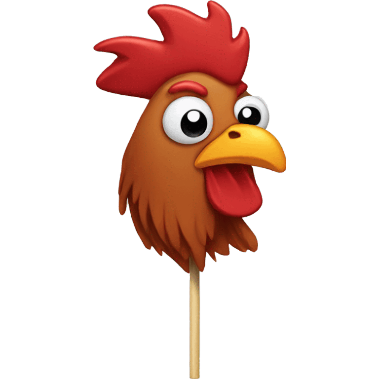 rooster lollipop emoji