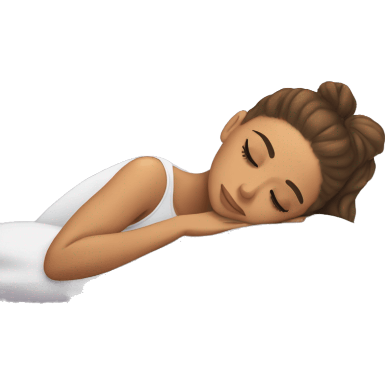 Ariana Grande sleeping emoji