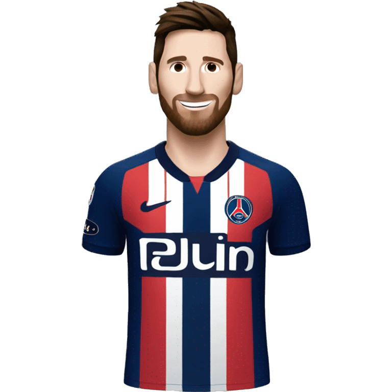 Messi maillot psg emoji