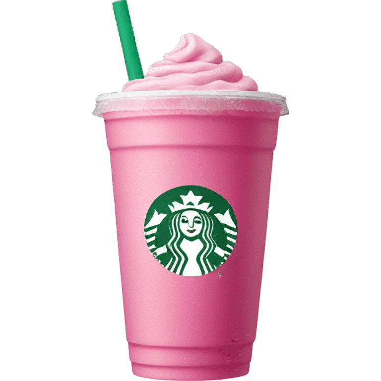 Pink drink Starbucks emoji