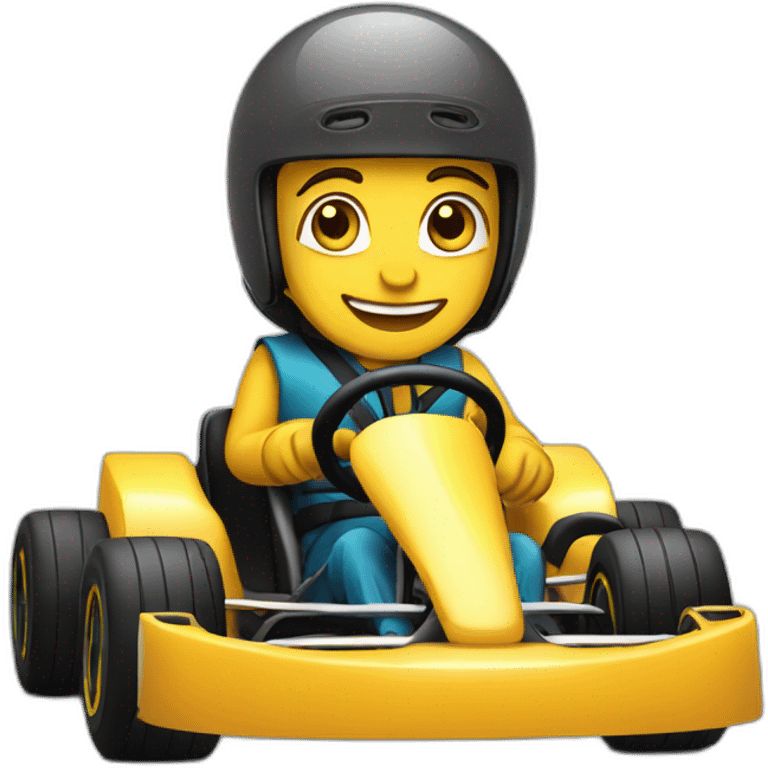 Go karting Arabic figure emoji