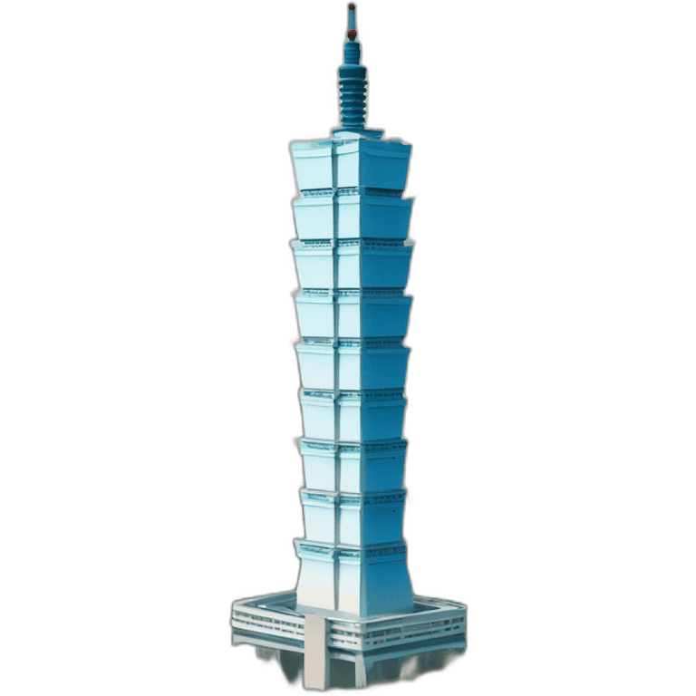 Taipei 101 tower emoji