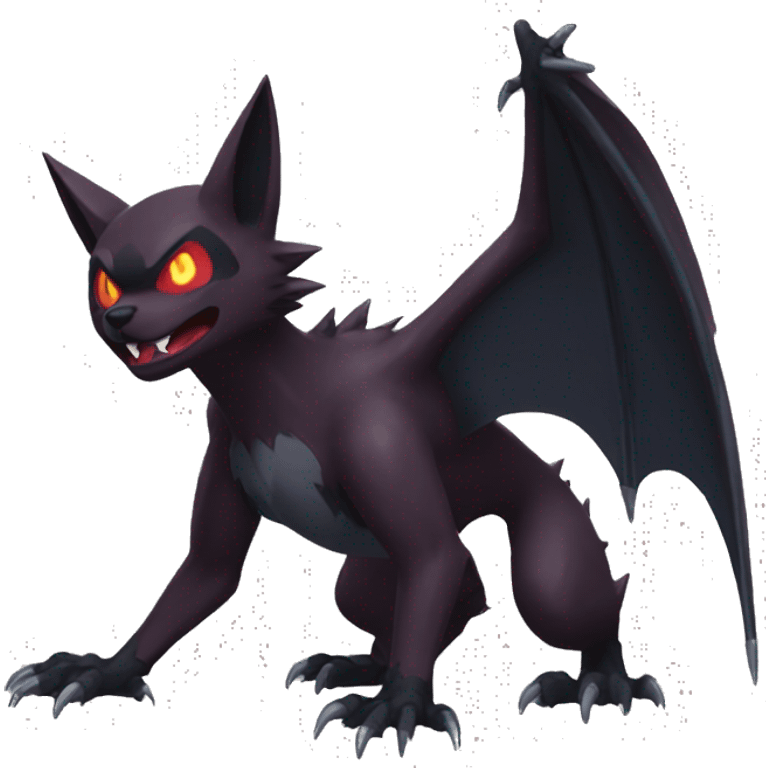 Bat-Litten-Zoroark full body emoji