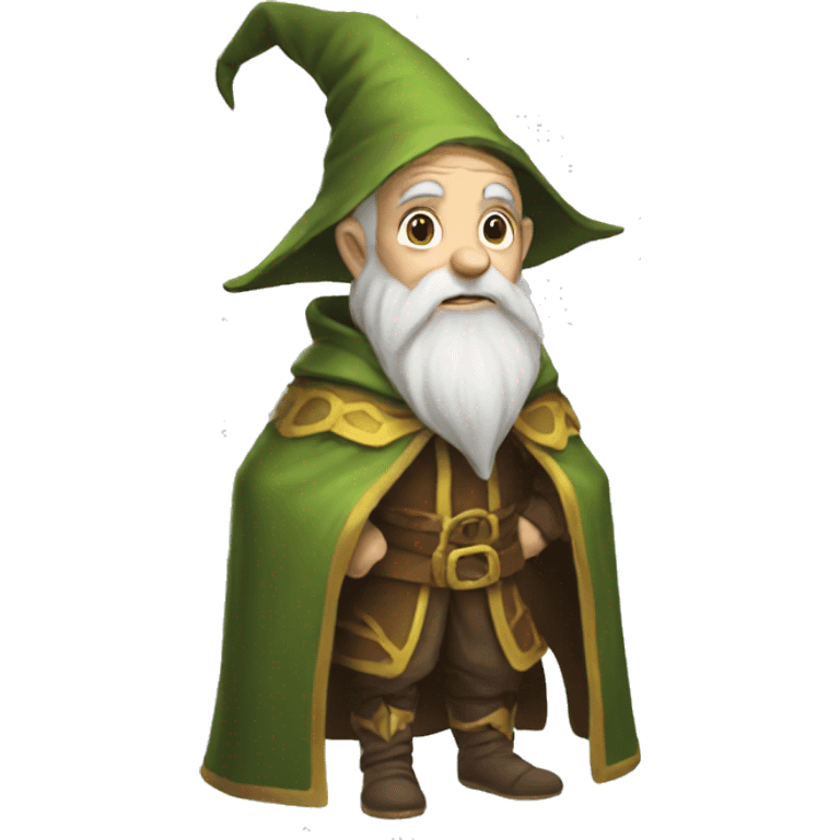 Old wizard half elf emoji