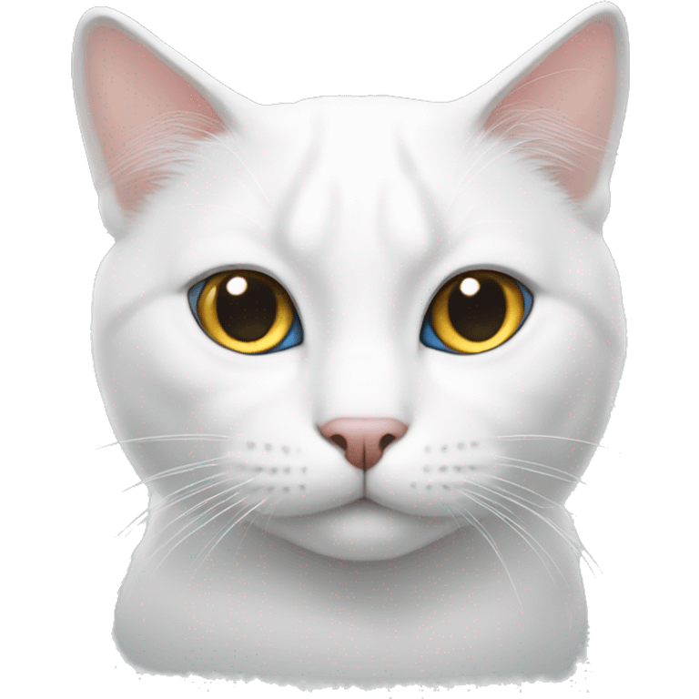 white cat emoji