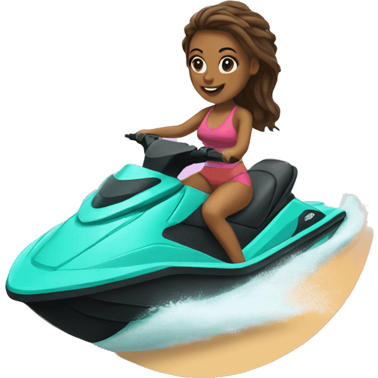 Girl on Jetski emoji