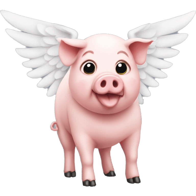 Pig with wings  emoji