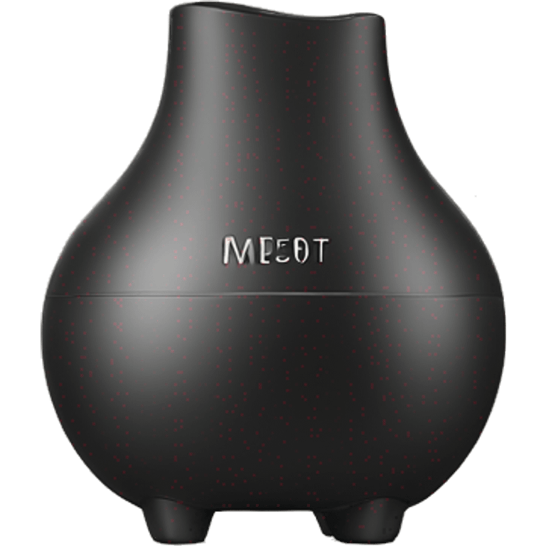 home diffuser with a minimalistic label emoji