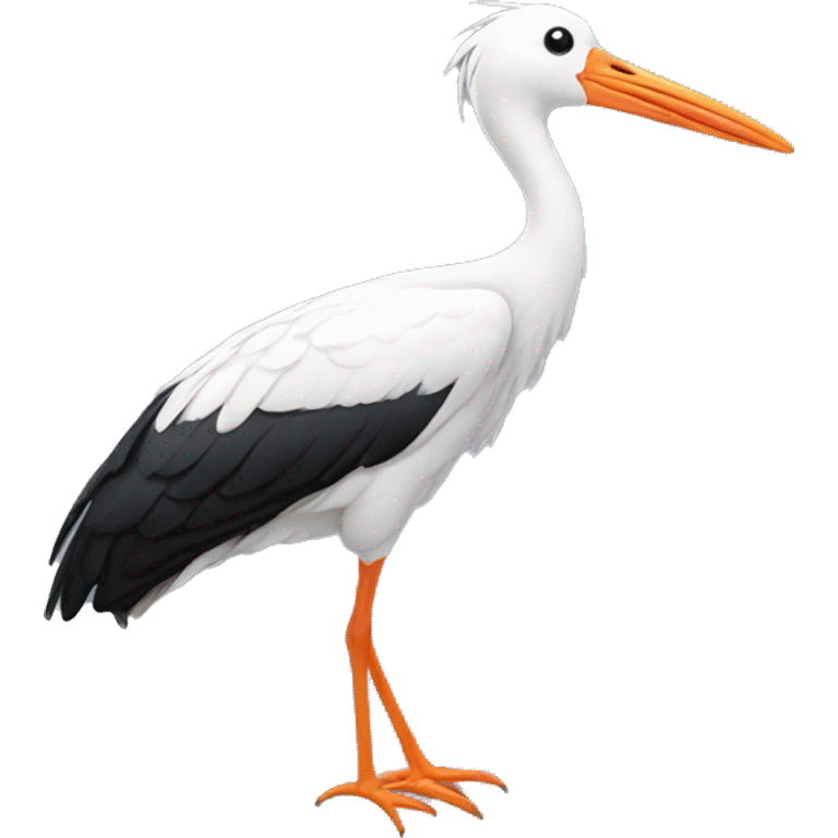 Stork emoji