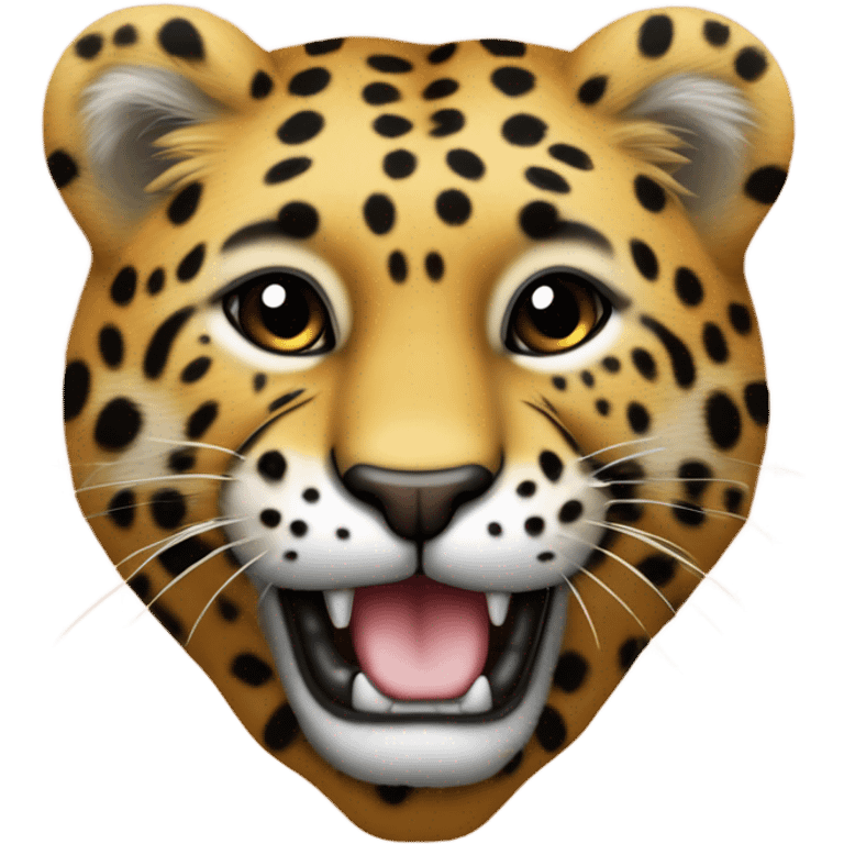 Un corazon de leopardo  emoji