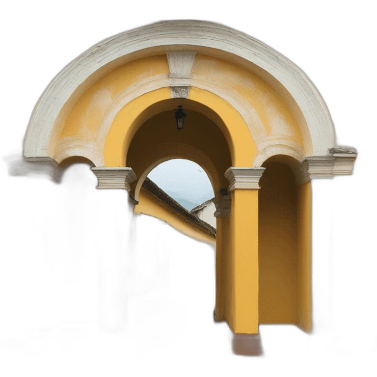 Antigua guatemala yellow Arch emoji